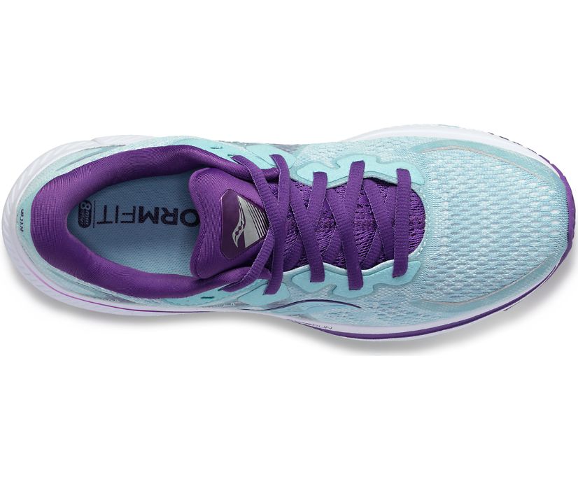 Women's Saucony Omni 20 Running Shoes Turquoise / Purple | Singapore 181NWYB